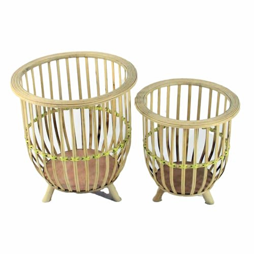 DKD Home Decor Set de maceteros, Estándar