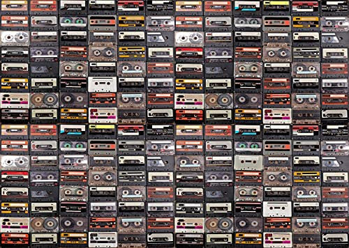 CORTOTO 2,5x1,8m stoff Musik-Thema Hintergrund Retro Musical Background Audio Cassettes Photo Hintergrund Fotografie Adults Kids Birthday Baby Shower Newborn Women Wedding Foto Booth Requisiten