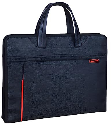 Dokumententasche B4 Tragetasche Oxford Aktentasche Office Business Beutel mit Reißverschluss Datei Organizer Wasserdicht Laptop Tasche Büro Reisen Herren Dokumentenmappe für Magazine Vertrag Bücher