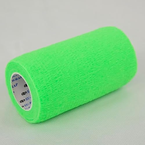 SU-PER flexWRAP Bandage for Horses, 12 Neon Green