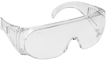 Högert Technik - Occhiali protettivi VENEDIG trasparenti a tinta unita | Occhiali per la protezione individuale degli occhi | EN 166: 2001 | struttura leggera e durevole