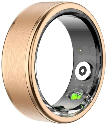 findtime Smart Ring Fitnss Tracker Heart Rate Sleep Monitor Blood Oxygen Health Ring Fitness Ring Pedometer Calories Step Counter Exercise Mode Sport Ring 5ATM Waterproof Smart Rings for Men Women