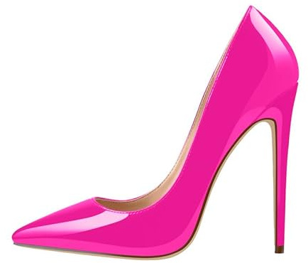 blingqueen Women's Stiletto Court Pumps Sexy Pointed Toe High Heels Wedding Shoes Party Dress