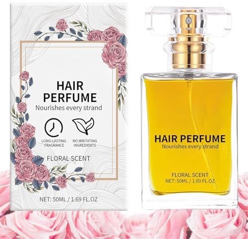 Hair Perfume, Hair Essential Oils Perfume for Women, Hair Perfume for Women Long Lasting, Nourishing and Hydrating, Anti Frizz Hair Perfume for Women (1Pcs)