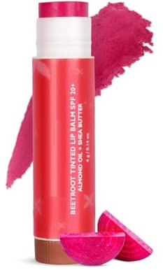 Tinted Lip Balm with SPF 20+ – 4g | For Men & Women | Lightens Dark Lips, Nourishes & Protects | Moisturizing Lip Care with Natural Tint