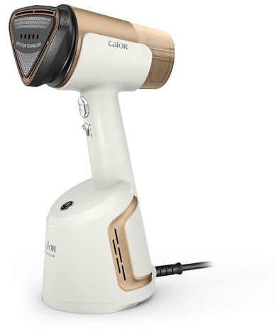 Calor AeroSteam défroisseur à main, Nouvelle technologie révolutionnaire, Résultats d’un fer à repasser en un seul passage, Rapide, Facile d'utilisation sans crochet, Fabriqué en France, DT9820C0