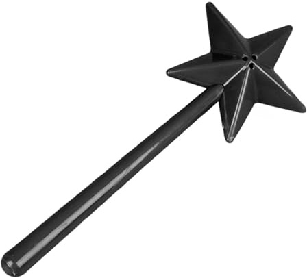 RiToEasysports de Salière, Agitateur d'assaisonnement Magique Rechargeable en ABS à 3 Trous pour la Cuisine, Décor de Fête d'halloween et de Noël (BLACK)