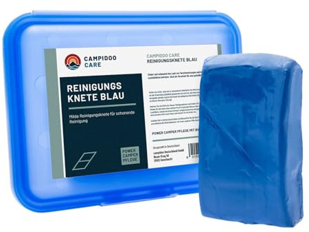 CAMPIDOO SuperKnete - lackschonende Reinigungsknete für hartnäckiges - Kraftvoll vorbeugen - Für alle glatten, glänzenden Oberflächen