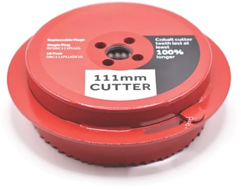 WOOD CUTTER 111MM, Cuts Wood, Chipboard & Plywood, Adaptor & Fixing Pin Connection, 1 in Pack