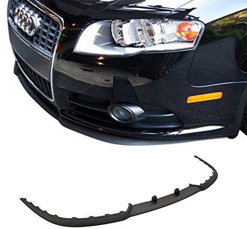 Tuning Fanatics Cup Spoiler Lippe Spoilerlippe Frontspoiler Stoßstange für A4 8E B7 (schwarz, ABS, primed for painting)