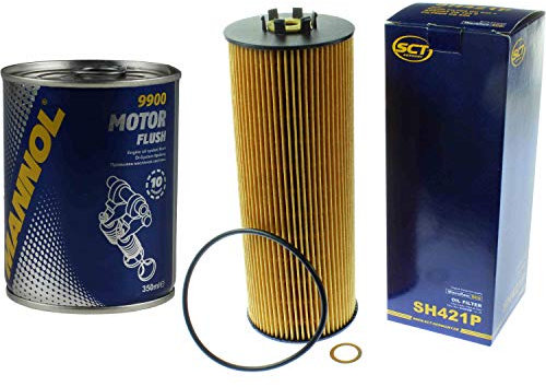 Original SCT Ölfilter SH 421 P + SCT Motor Flush Motorspülung