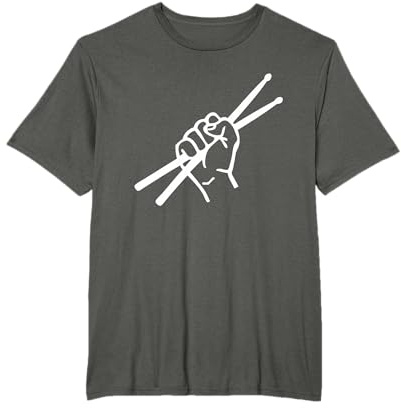 Baquetas de bateria – musicos ruidosos Camiseta
