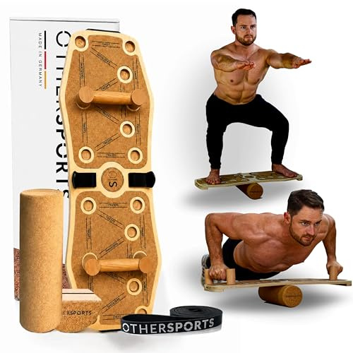 OTHERSPORTS Sportboard 4 - Gleichgewichtstrainer für mehr Kraft & Gesundheit – Effektives Balance Training Equipment für zuhause – Platzsparendes Trainingsgerät