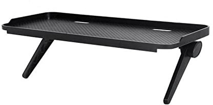 Superior Estante de Pantalla, Pantalla Ajustable, Sin Perforaciones, Robusto y Estable, Aplicar para Medios, Control Remoto (Negro)