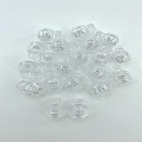 Olgamo Roman Shade Orbs Lock Rope Buckle (Transparent X 20Pcs)