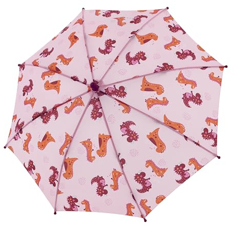 Doppler Kinderschirm in verschiedenen Farben I Kinderregenschirm I Regenschirm für Kinder I Stockschirm klein & leicht I Schirm mit Verschlussband I Regenschirm für Jungen & Mädchen I Regenschutz