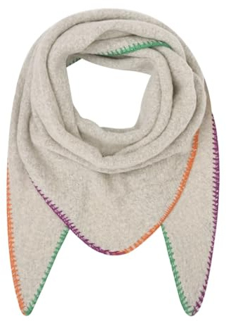 FASHION YOU WANT XXL Schal flauschig schal-tuch damen dicker dreieckstuch groß Wolle UNI NAHT BUNT Farben kuschelig