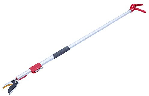 Tree Pruner Long Reach Pole, Saw Telescopic Fruit Pruning Garden Shear, Extendable Tree Trimming,Garden Shear Pole Tool, Lawn Trimmer Fruit Picker Set,Suitable for Pruning,Picking Vegetables