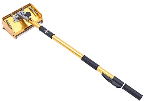 Paleta grande ajustable de aleación de aluminio, extensiones, espátula, juego de masilla de yeso, drywall plano, caja de acabado, herramienta de decoración de trowel, espátula para escalones,