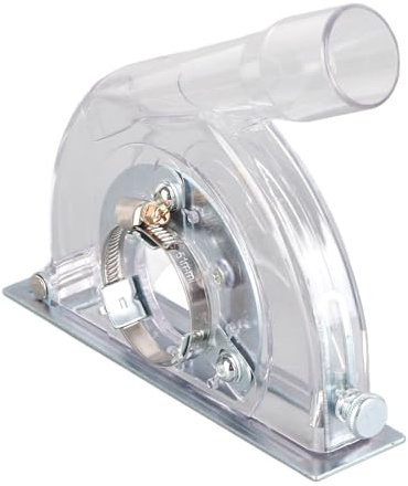 Ejoyous Dust Shroud for 100-150mm Angle Grinder & 115-125mm Saw Discs, Transparent PC Dust Extraction Guard