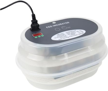 perfk Eier-Inkubator, Hühnereier-Brutmaschine, automatischer Wender, digitaler Eier-Inkubator, Heim-Brutgerät für Hühner, Wachteln, Vögel