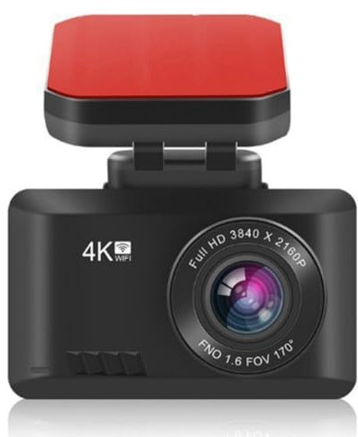 Ycagrain Enregistreur Vidéo à Disque Dur de Voiture 4K HD Double Enregistrement Vision Nocturne Interconnexion WiFi sans