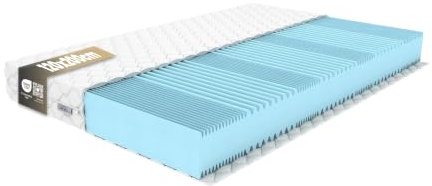 Matratze 120x200cm Höhe 15 cm Härtegrad 4 (H4) 7 Komfortzonen aus elastischem Polyurethanschaum mit Komfortschaum und Dreilagige Membranhülle, Antiallergisch, Öko-Tex Zertifiziert Qualitätsstandard