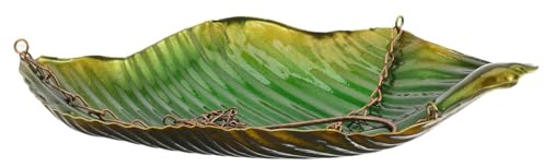 Milisten Comedero para Pájaros de Metal Jaula Colgante para Jardín Balcón Contenedor para Pájaros Soporte para Comida Decoración de Patio