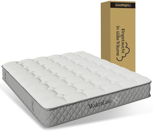 Anwick Kaltschaummatratze 140x200 cm mit Taschenfederkern - Orthopädische Matratze Härtegrad H3, 7-Zonen Unterstützung, Atmungsaktiv & Bewegungsentkoppelt, Vakuumverpackt (140 * 200)