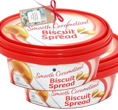 Spread Bundle With Smooth Caramelised Biscuit Flavour Spread 300g (2 Pack) - By Oerich Gift