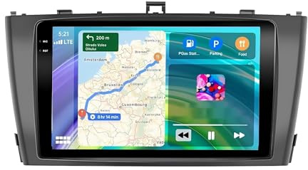 carplay screen WIFI DSP Carplay Car Radio For Toyota For Avensis 2009-2015 Multimedia Player DVR RDS(4G 128G)