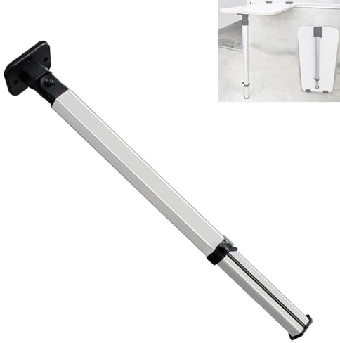 Folding Table Legs - Aluminium Alloy Telescopic Design, Adjustable Height 51.5-78cm, Durable and Lightweight for RV, Caravan, Boat, Yacht