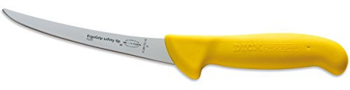 Dick F ErgoGrip Safety Tip Ausbeinmesser, flexibel, 15cm, gelb, 8298115 0S-02
