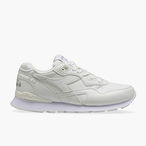 Diadora Unisex N.92 L träningsskor, Vit, 37 EU