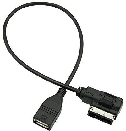 Tbest Media in USB,KFZ Musik Schnittstelle USB Musikschnittstellenkabel Adapter AMI MMI AUX MP3 Kabel Adapter okabel Für S4 S5 S6