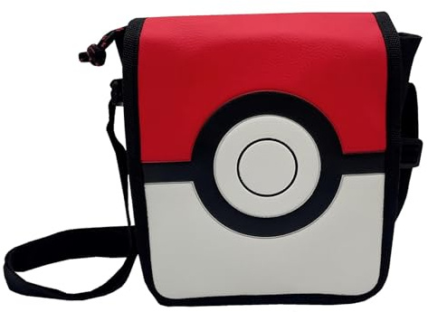 CYPBRANDS Unisex-Kinder Bandolera Pokémon BD-281-PK Umhängetasche, Blanco/Rojo