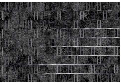 PerfectHD Zaunsichtschutz - Florenz - Motiv: Marble - Sichtschutz für den Garten - 2,50 x 1,80 x 0,19 m - 9 Streifen