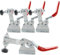Ohamtes 4PCS Carbon Steel Type 201, 60 lbs Clamping Force, Quick Release Tool, Hand Toggle Locking Clamp