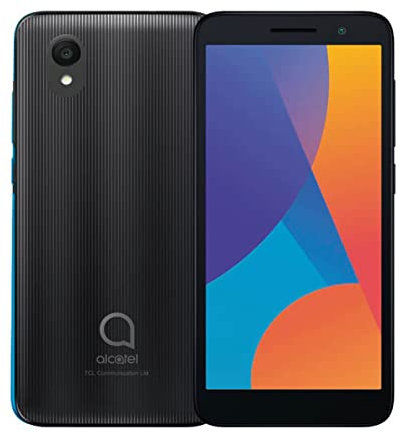 Alcatel 1 (2021) - Smartphone de 16 GB, 1 GB de RAM, SIM única, negro volcán (renovado)
