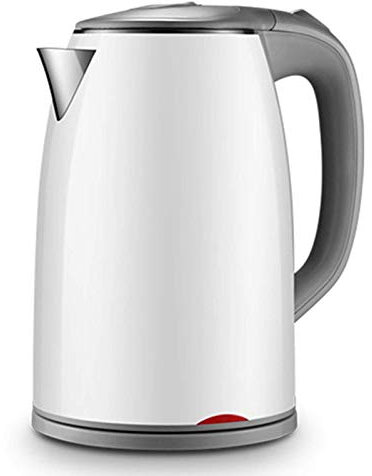 HODAGES Bollitore Elettrico, Bollitore Elettrico per Uso Domestico da 1,8 Litri con spegnimento Automatico per Succo/Latte/tè Bollitore Elettrico di Grande capacità, Bianco (Bianco)