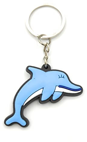Promotech dauphin heureux Porte-clés : Un compagnon charmant pour les trousseaux de clés des filles et des garçons
