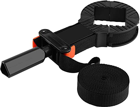 Serre-joint é d'angle Multi-fonction, Multi function Adjustable Corner Clamp Band Strap Ajustable Corne Cadre Rectangle Fondé Carré Outillage Menuiserie 4 Jaws Picture Frame Holder Woodworking To