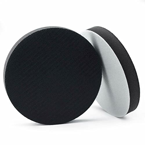 ARMYJY 5Pcs 6 Inch Soft Sponge Interface Pad, Hook and Loop Interface Cushion Backing Pad for Polishing Grinding
