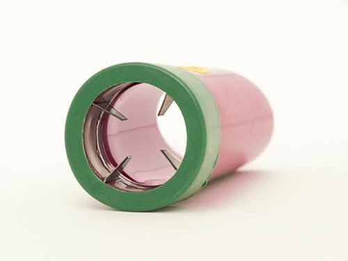 Genérico - Herramienta para deshuesar aceitunas manualmente - PVC y acero inoxidable - 3,5 cm diámetro x 10 cm largo