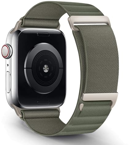 TANAKEY Alpine Loop Armband Kompatibel med Apple Watch Ultra 49mm 46mm 45mm 44mm 42mm 41mm 40mm 38mm, Flätad Solo Loop Ersättningsband Kompatibel med iWatch Ultra 2/SE 2/Series 10/9/8/7/6/5/4/3/2/1