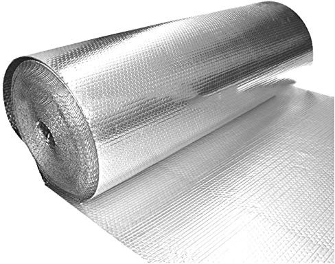 Selbstklebend Heizkörper Reflexionsfolie Aluminisierte Isolierfolie Isoliermatte Thermofolie Dämmfolie Wandisolierung Dachisolierung für Böden,Dachböden,Garage,Fenster,Kälteschutz,Schuppen,Zwinger (S