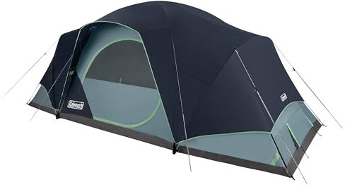 Coleman Skydome XL großes Familienzelt, wetterfest, 8/12 Personen, Zelt aufgebaut in 5 Minuten, Regenfliege & Tragetasche im Lieferumfang enthalten, aus PFAS-freien Materialien