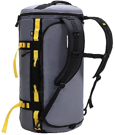 MIER Große Sporttasche wasserdicht Sportrucksack mit Schuhfach umwandelbar in Rucksack, 45L/60L/90L