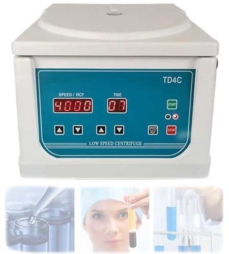 GAYAYAS Centrifugeuse Scientifique Machine De Centrifugeuse De Paillasse Équipement de Laboratoire pour la biologie, la Chimie médicinale for Machine À Centrifuger Électrique Médicale