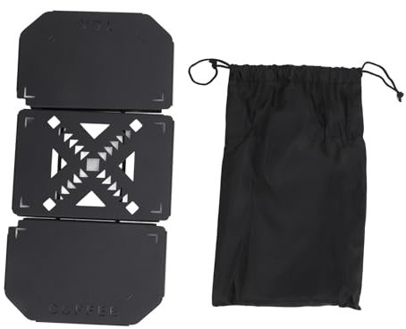 Cuifati para 9.4L Lunch Box Tablero de Mesa, Mesa Plegable Profesional de Aleación de Aluminio Tablero de Mesa Resistente Placa de Metal Mini Estante para Lunch Box 9.4L